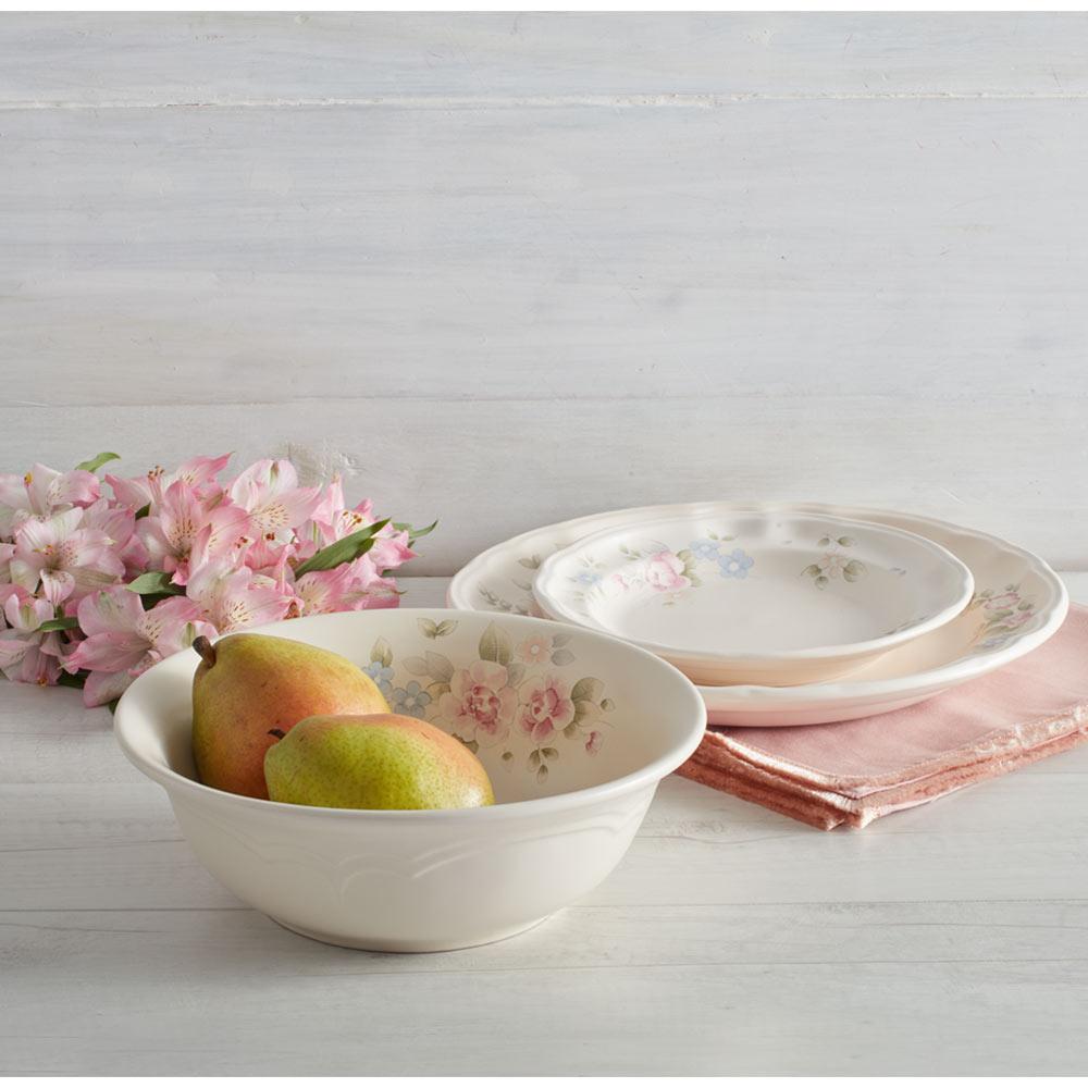 Tea Rose Vegetable Serve Bowl