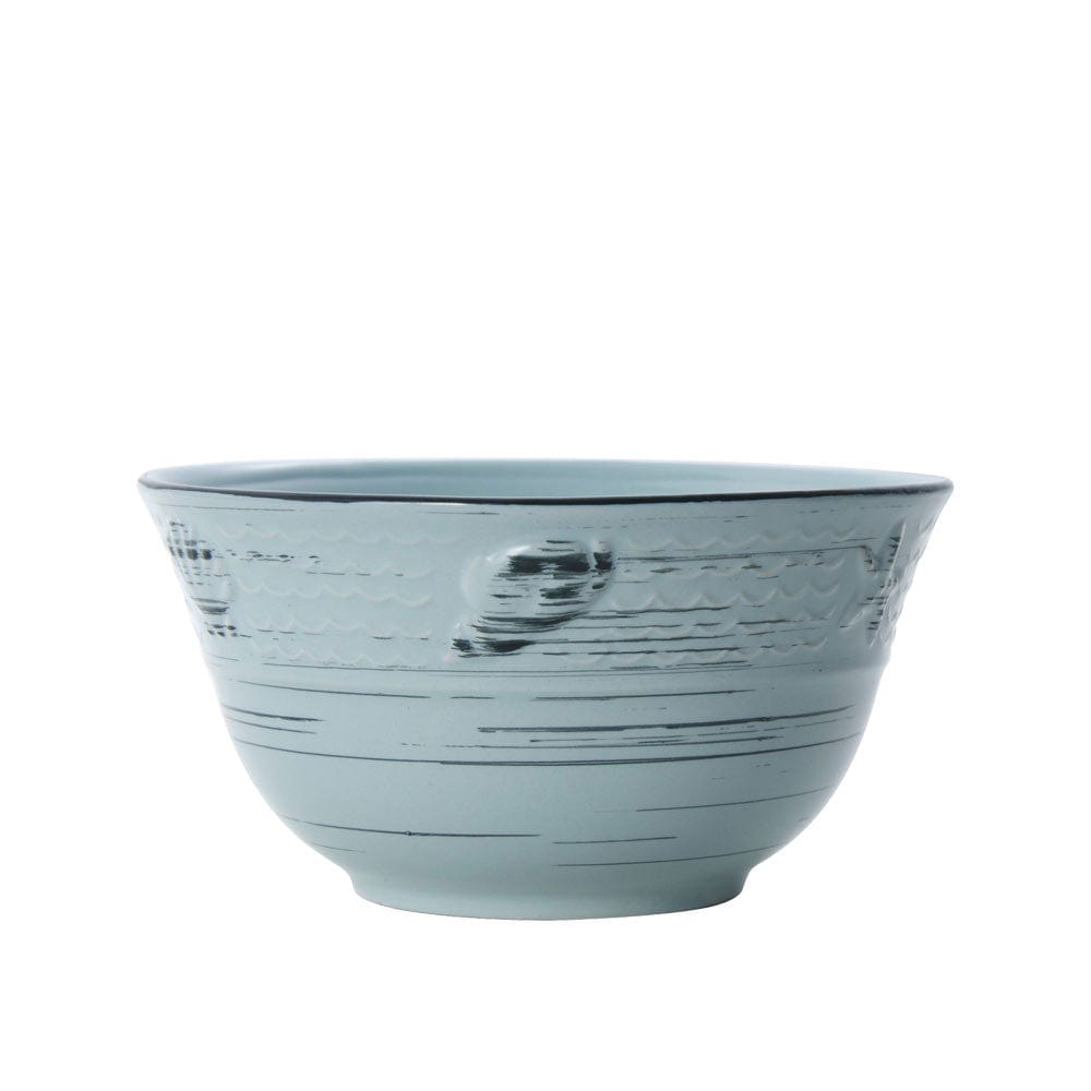 Trellis Coastal Teal Set Of 4 Soup Cereal Bowls