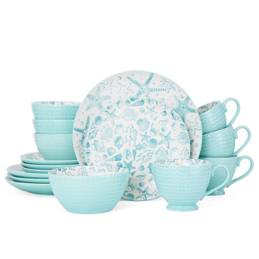 Venice 16 Piece Dinnerware Set, Service For 4