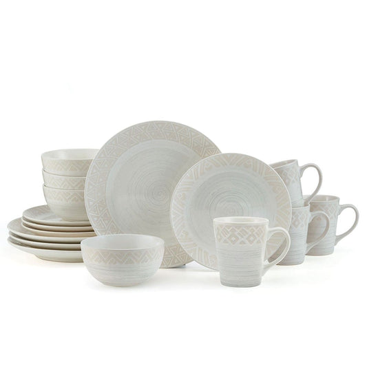 Vera 16 Piece Dinnerware Set, Service For 4