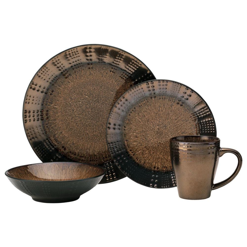 Verona 16 Piece Dinnerware Set, Service For 4