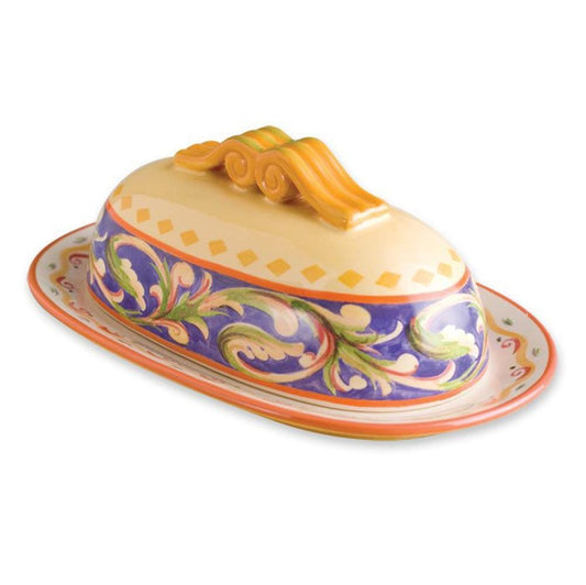 Villa Della Luna Covered Butter Dish