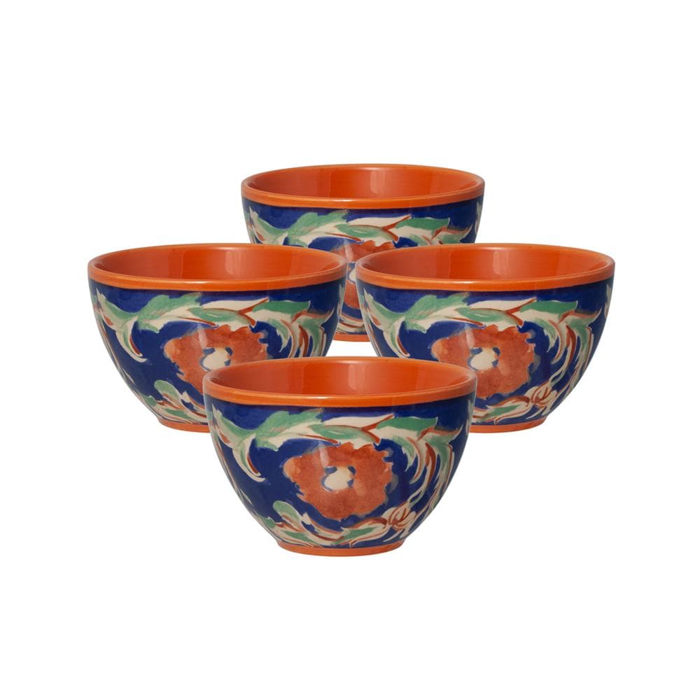 Villa Della Luna Fleur Set Of 4 Fruit Bowls