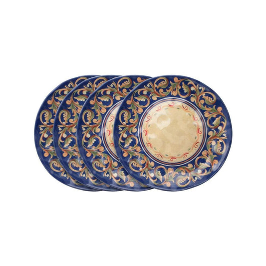 Villa Della Luna Set Of 4 Outdoor Melamine Salad Plates