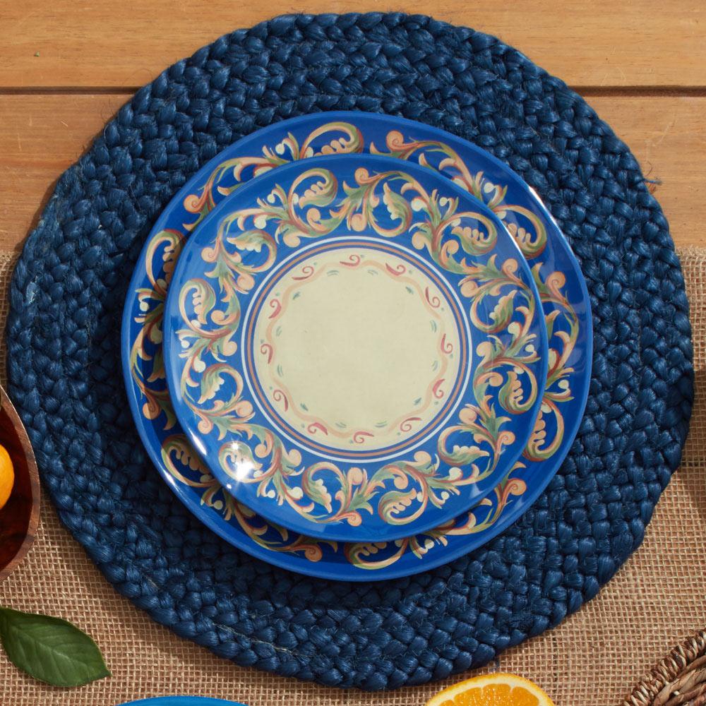 Villa Della Luna Set Of 4 Outdoor Melamine Salad Plates