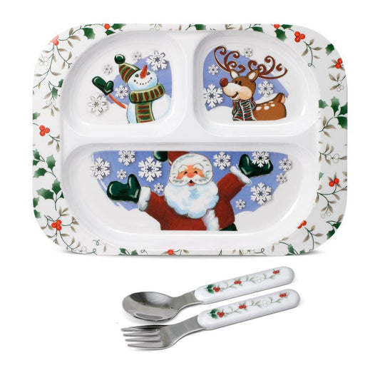 Winterberry 3 Piece Jolly Santa Childrens Set