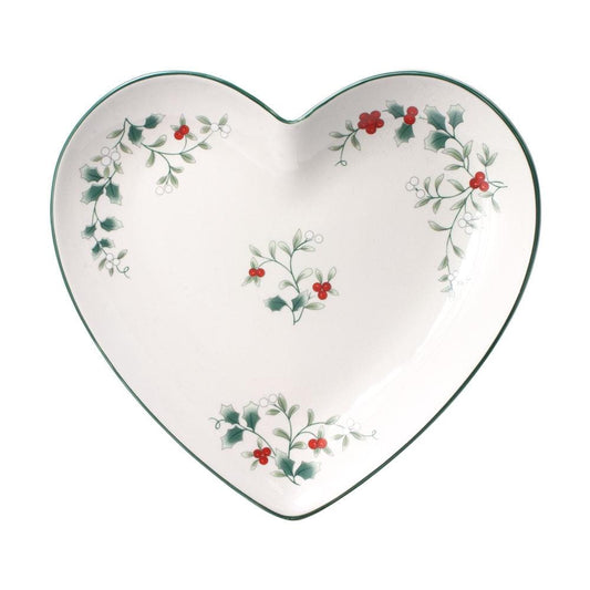 Winterberry Heart Platter