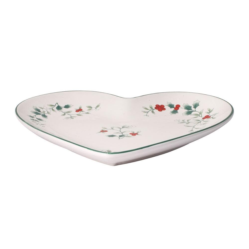 Winterberry Heart Platter