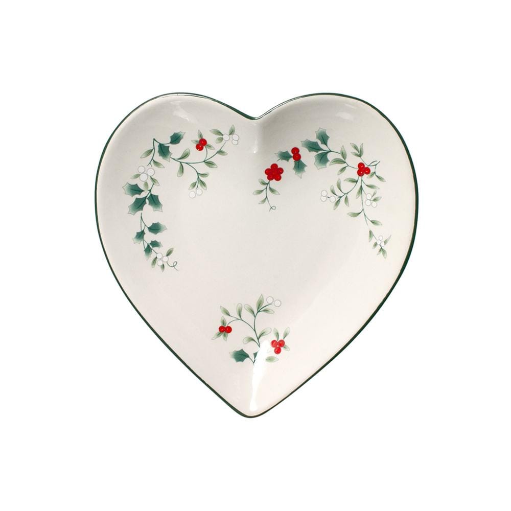 Winterberry Heart Shaped Dish