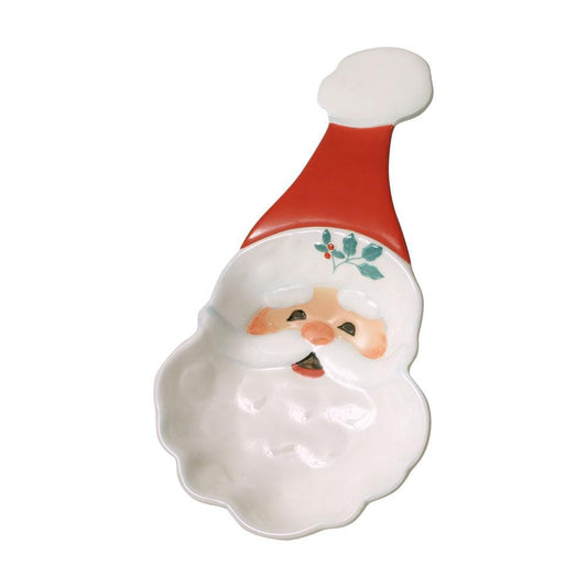 Winterberry Jolly Santa Spoon Rest