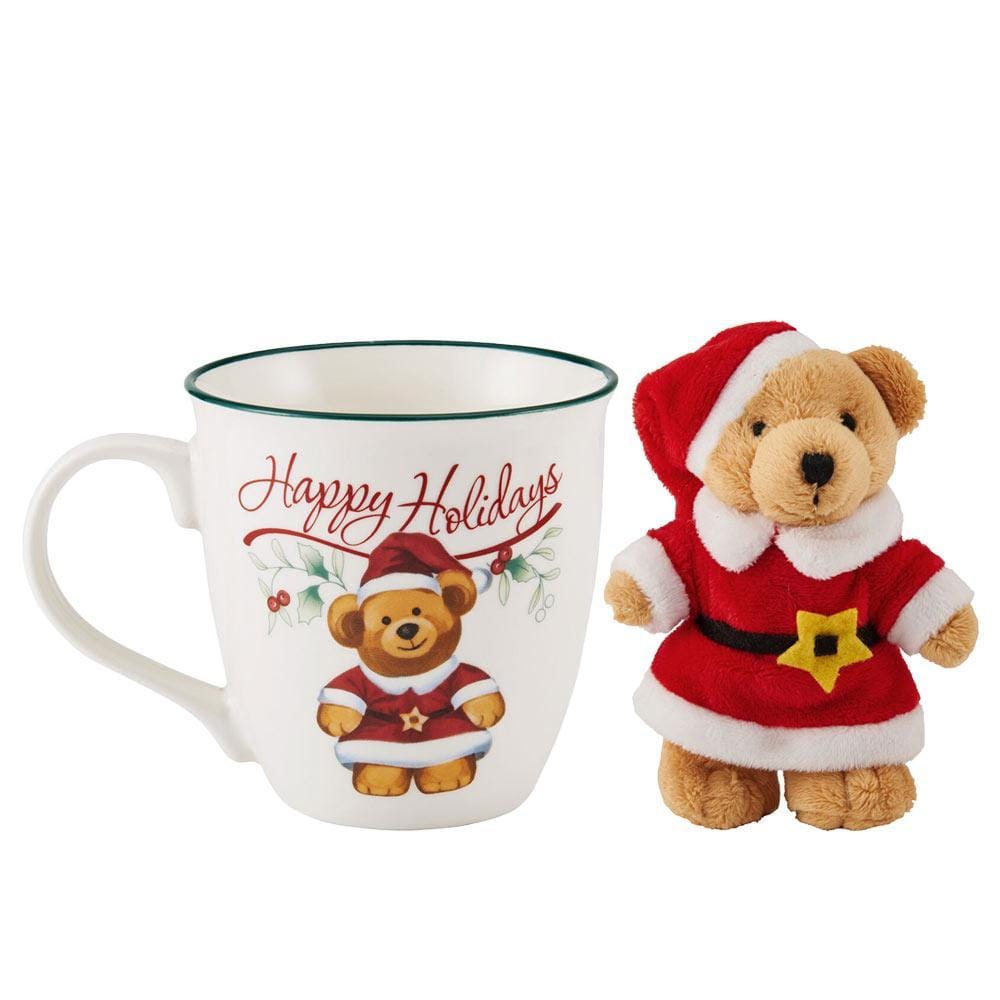 Winterberry Mug With Teddy Bear