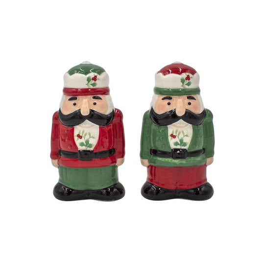 Winterberry Nutcracker Salt And Pepper Set