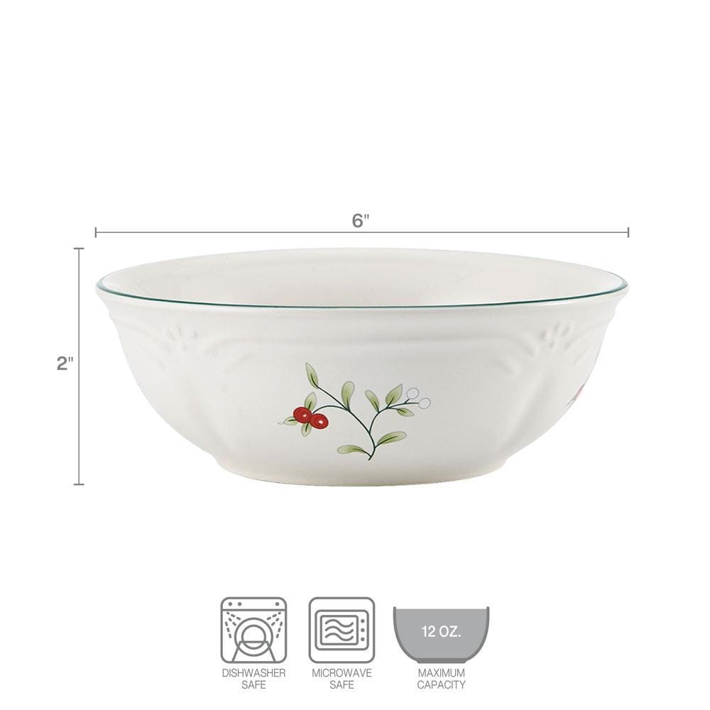 Winterberry Set Of 4 Soup Cereal Bowls