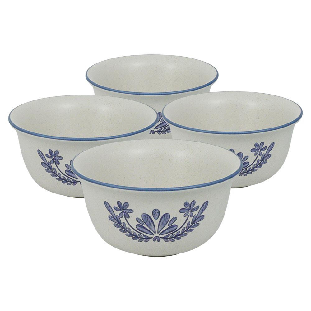 Yorktowne Set Of 4 Deep Soup Cereal Bowls