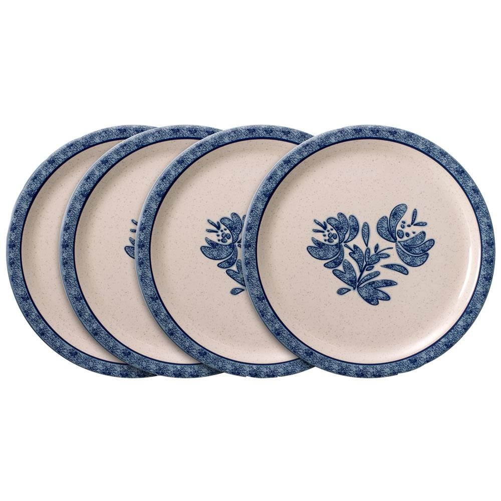 Yorktowne Set Of 4 Outdoor Melamine Dinner Plates